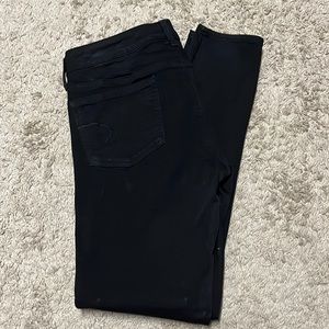 Black American eagle jeans